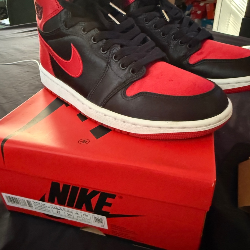 Jordan Black and Red Sneakers Iconic Design